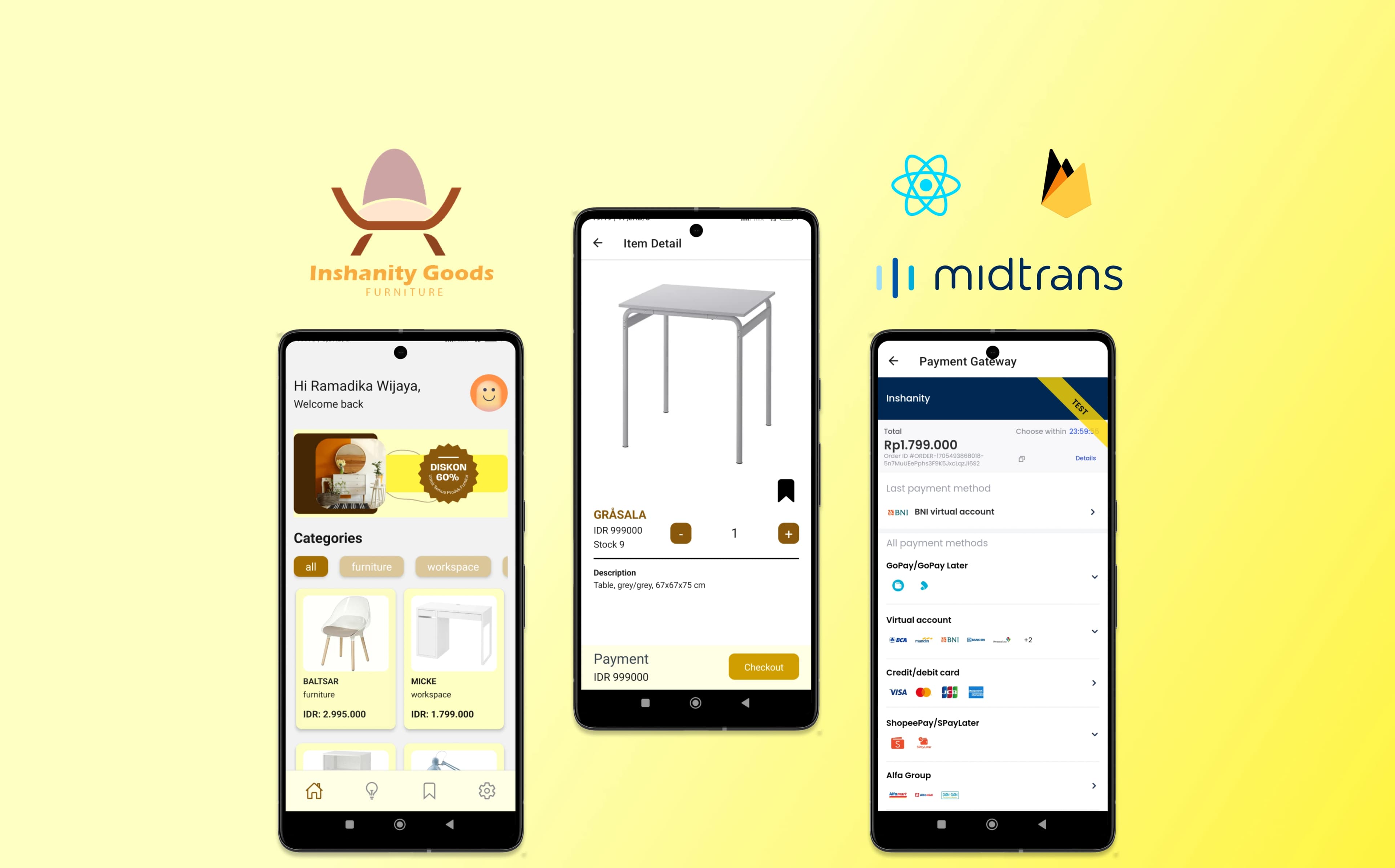 Inshanity Goods - B2C Mobile App